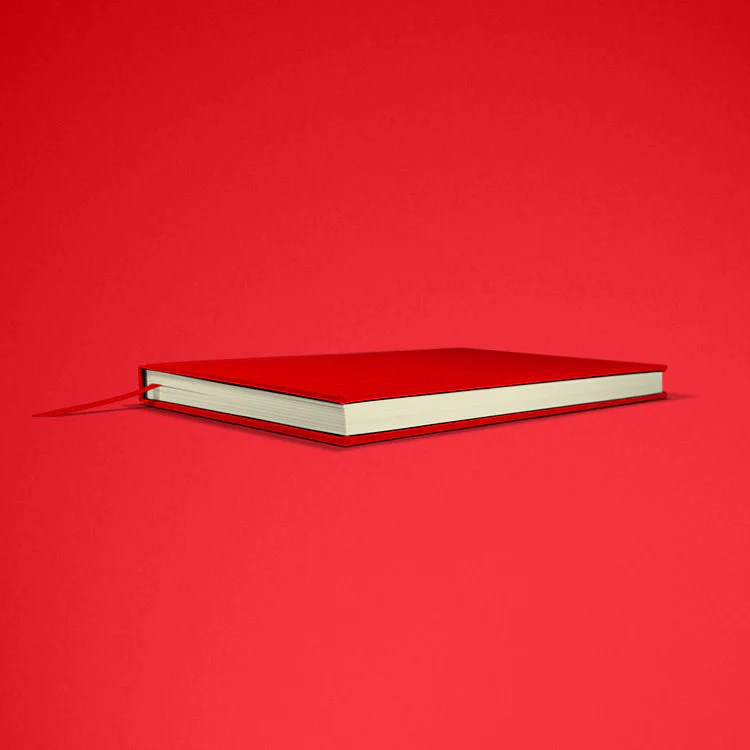 1973 - A5 Red Linen 2026 Diary - Image 2