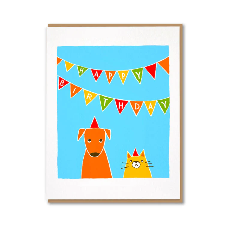 1973 - Birthday Cat And Dog
