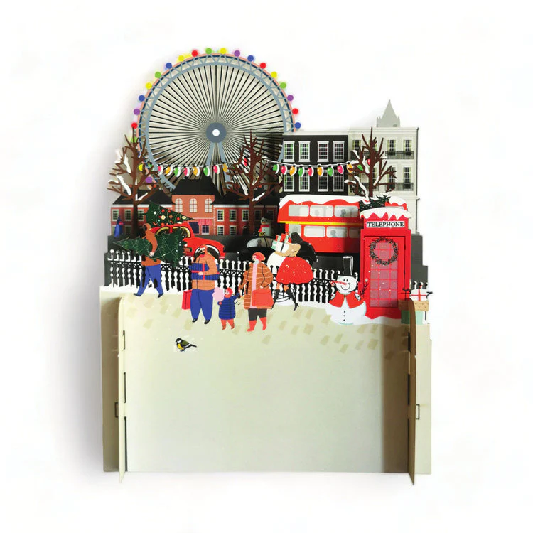 AllJoy - Festive London Pop-up Card