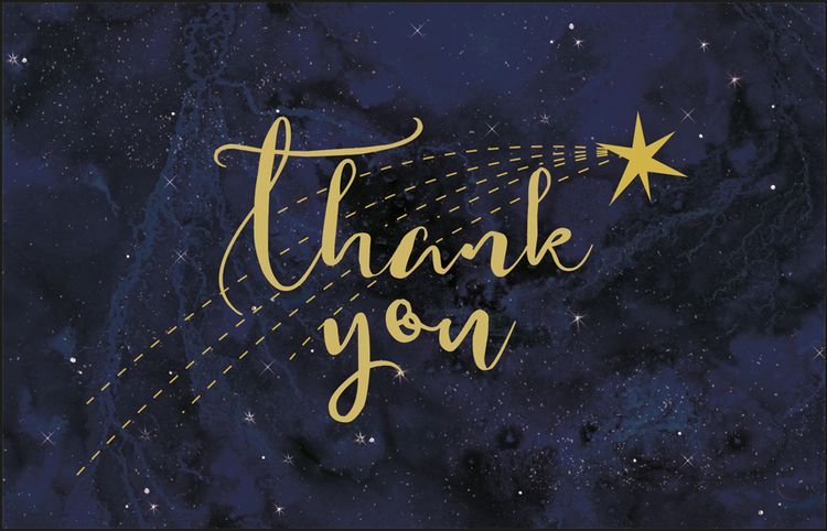 Art File - Constellations Thank You Notes