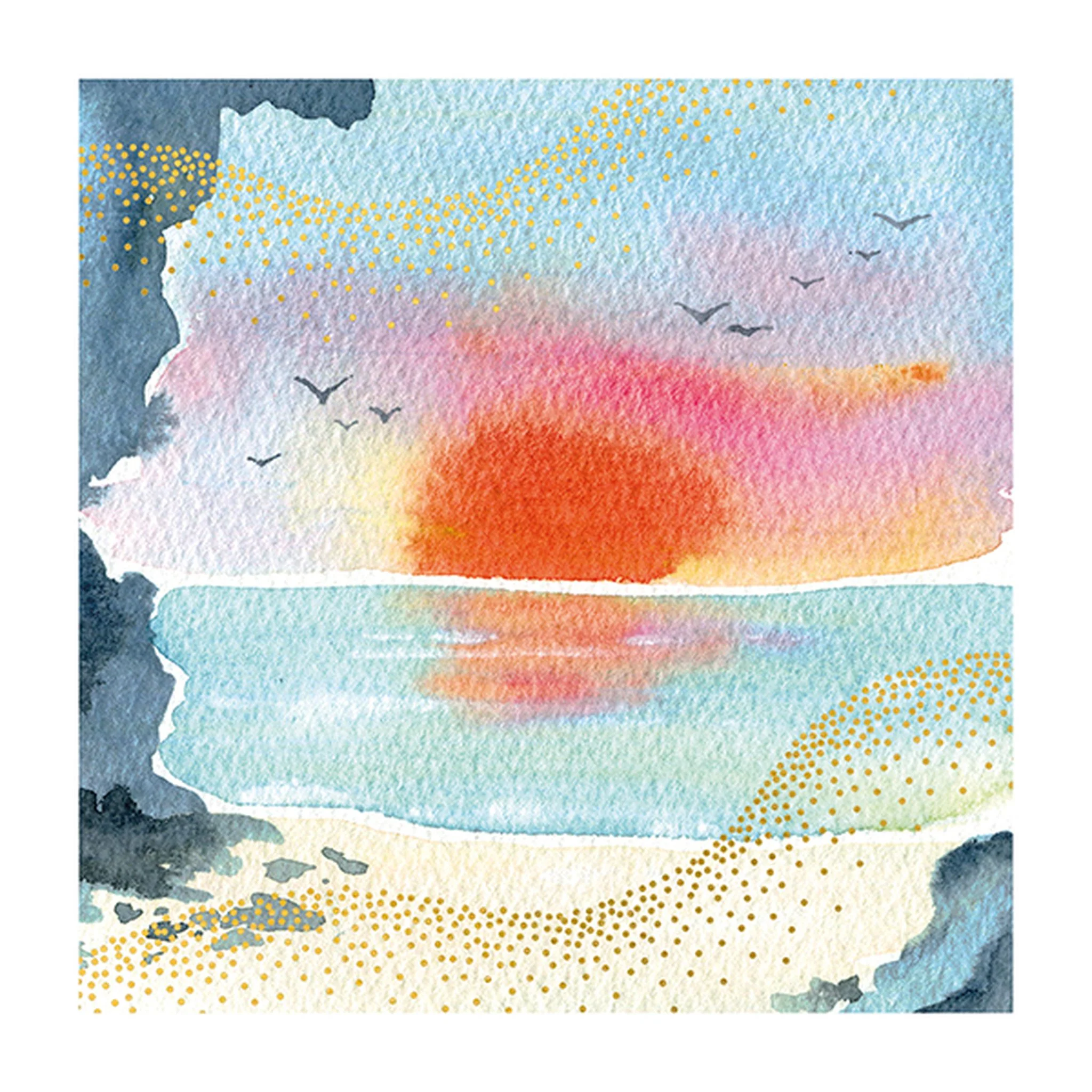 Art File - Sunset over the Sea