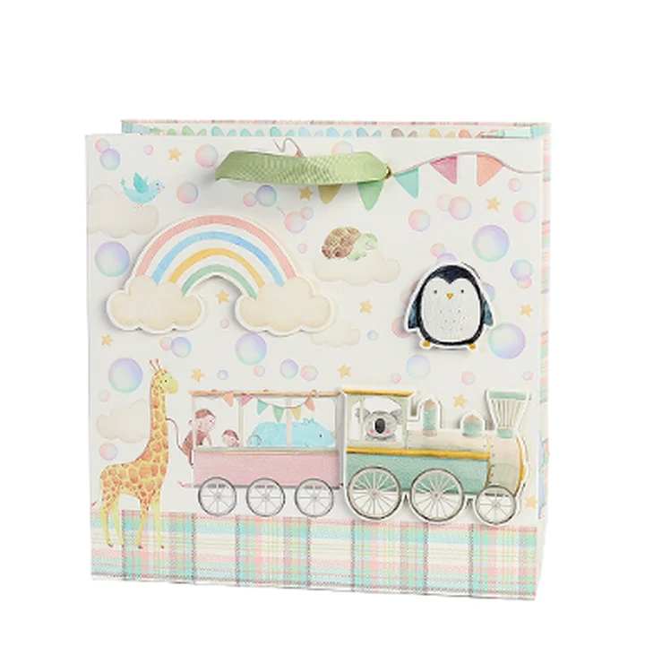 Artebene - Baby Train Gift Bag