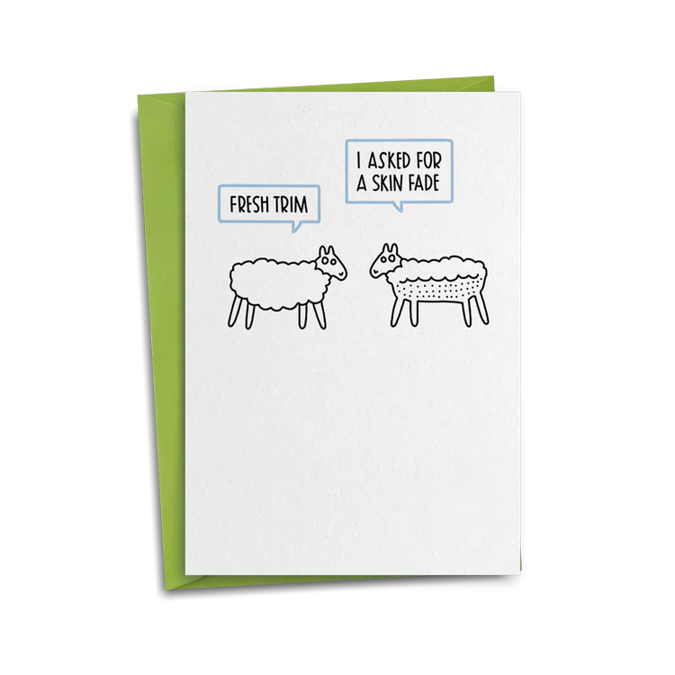 Battered Cards - Sheep