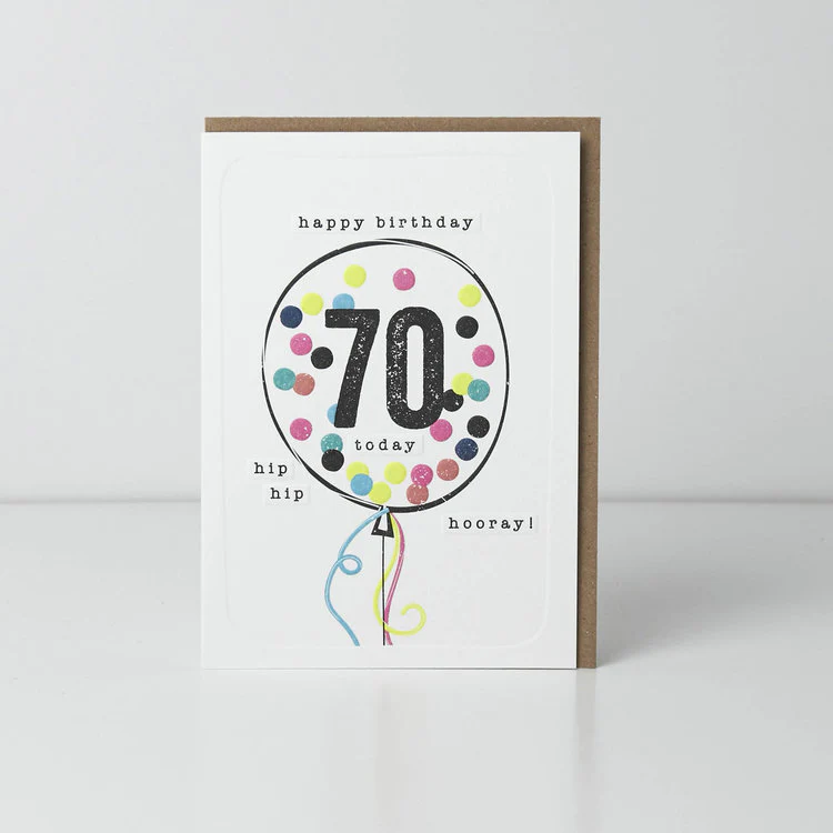 Belly Button - 70Th Birthday Balloon
