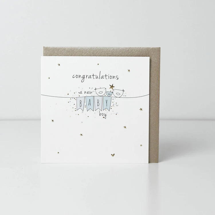 Belly Button - Baby Boy Bunting