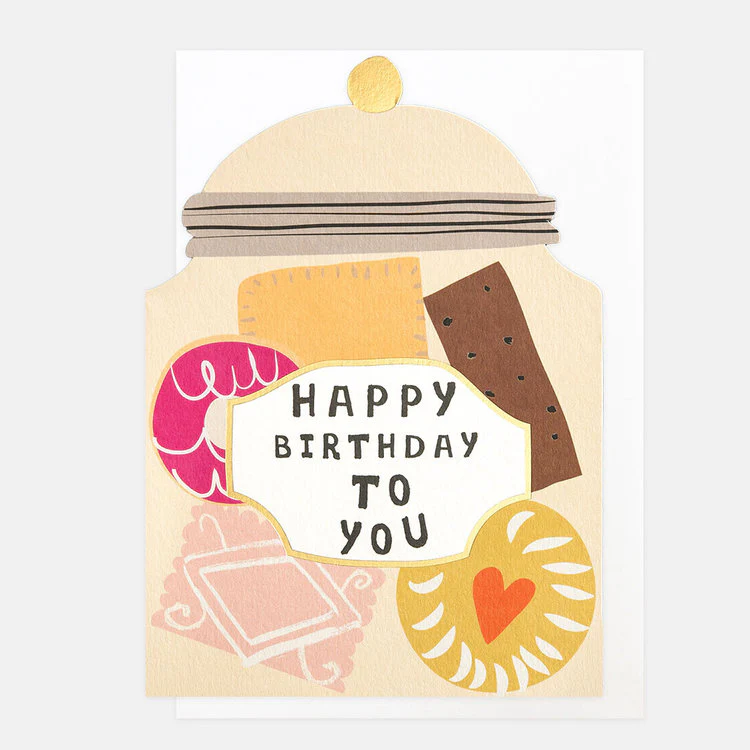 Caroline Gardner - Happy Birthday Biscuit Jar