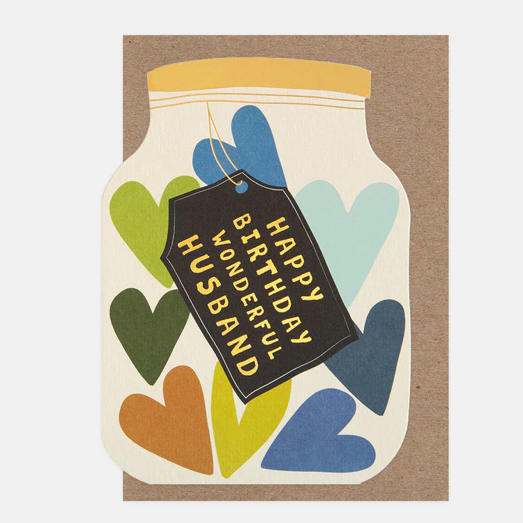 Caroline Gardner - Happy Birthday Husband Hearts