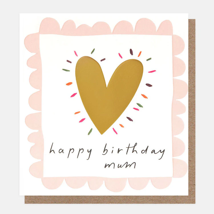 Caroline Gardner - Happy Birthday Mum Scallop Boarder