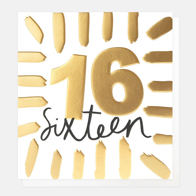 Caroline Gardner  - Shine Brushstrokes16th Birthday