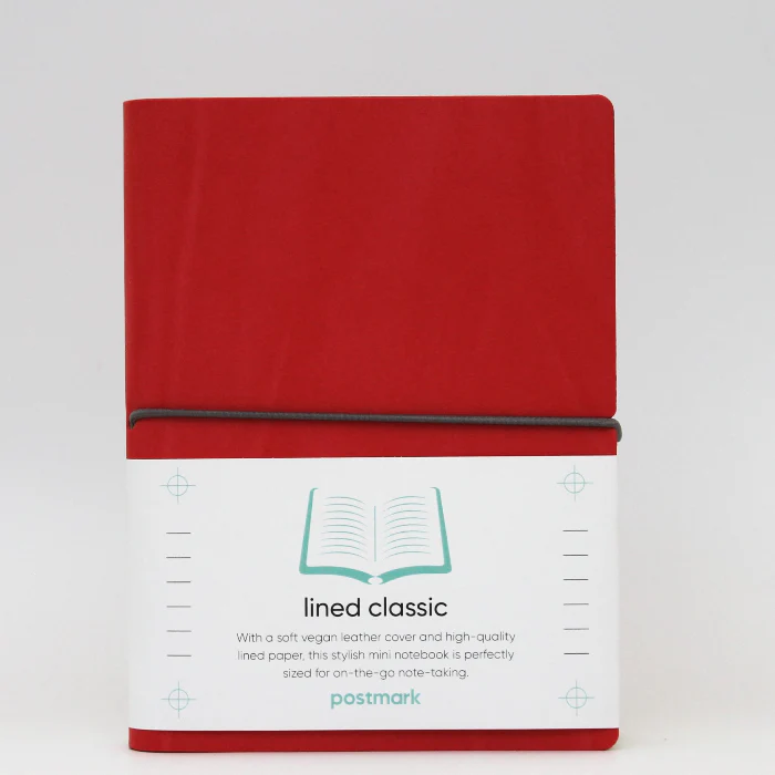 Postmark + CIAK - Ruled Coral Notebook A5
