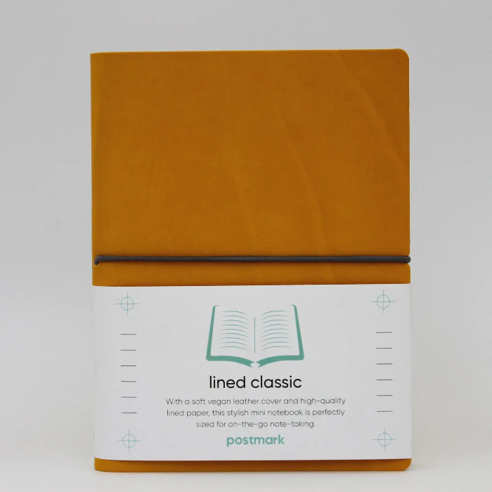 Postmark + CIAK - Ruled Yellow Notebook B6