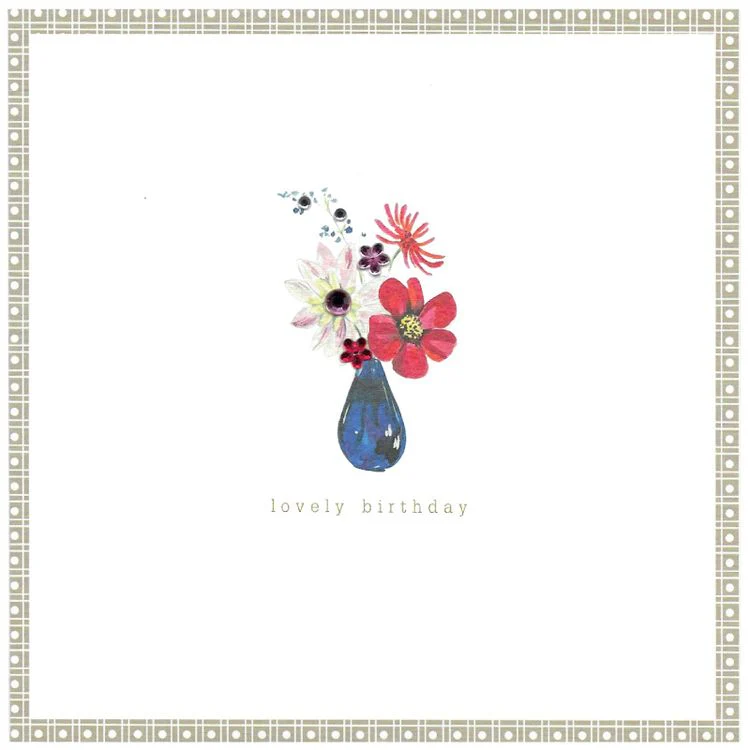 Cinnamon Aitch - Lovely Birthday, Vase