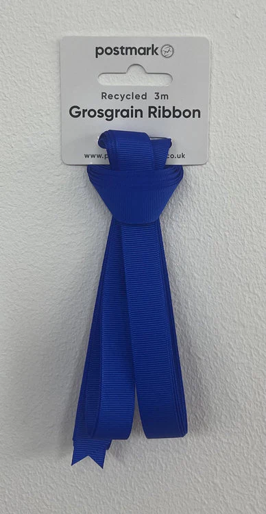 Cole Fabrics - Grosgrain 3m Ribbon - Electric Blue