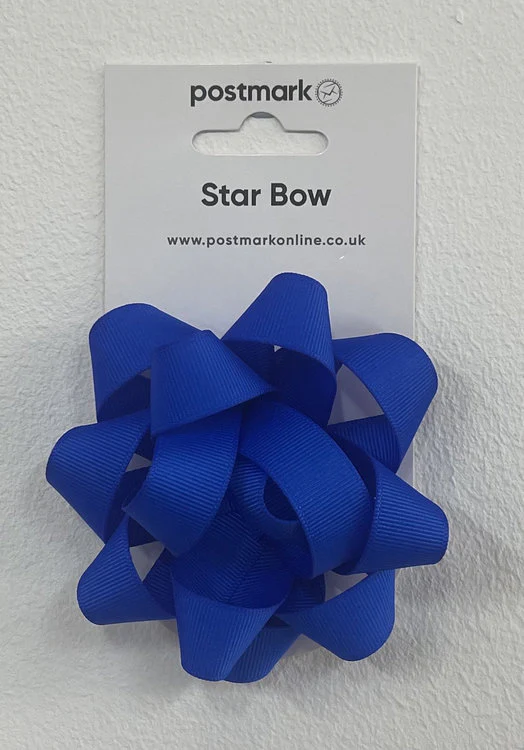 Cole Fabrics - Grosgrain Bow - Electric Blue