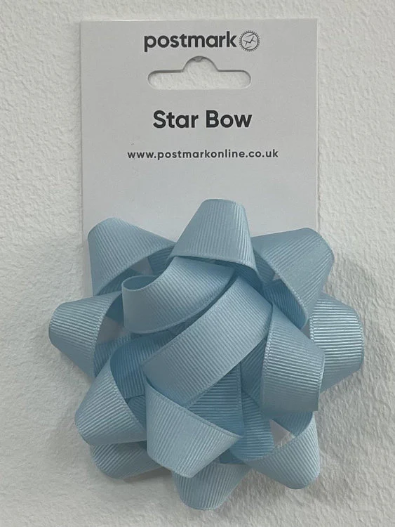 Cole Fabrics - Grosgrain Bow - Light Blue
