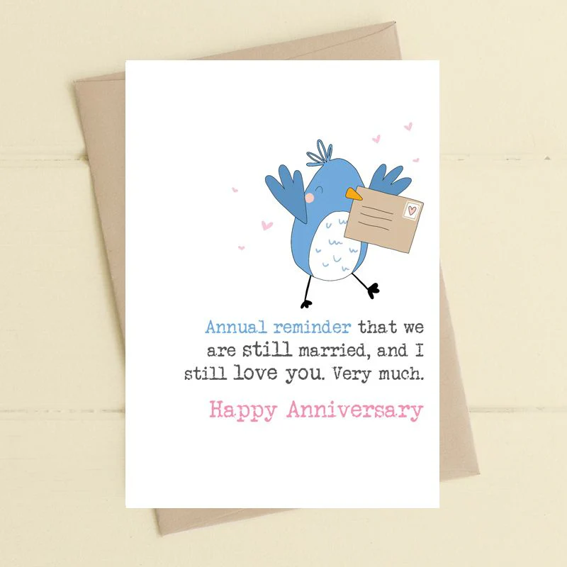Dandelion Stationery - Annual Reminder Still Married