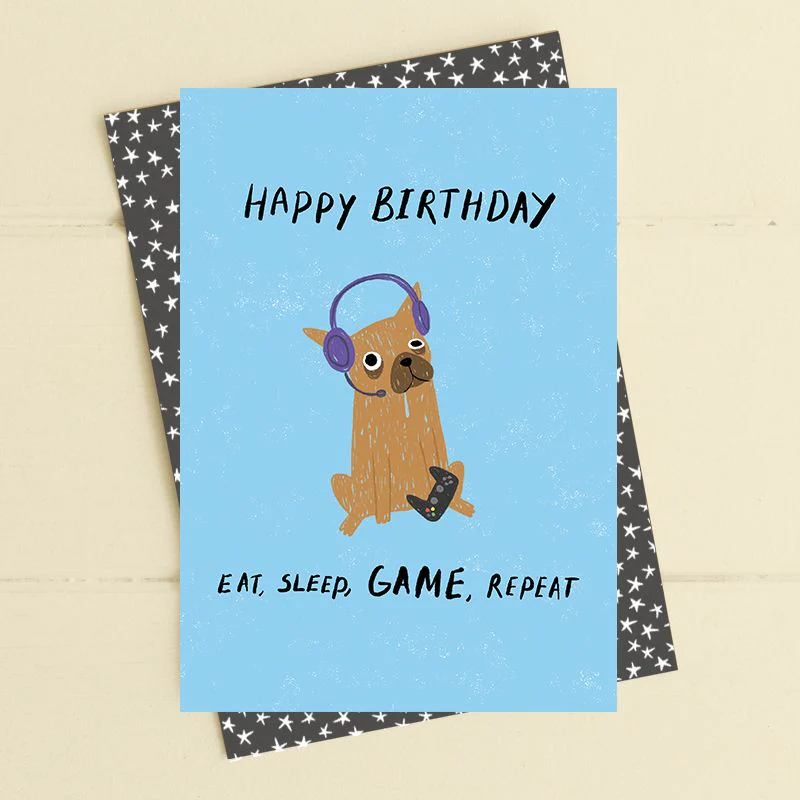 Dandelion Stationery - Eat, sleep, game, repeat
