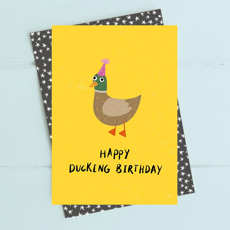 Dandelion Stationery - Happy ducking birthday