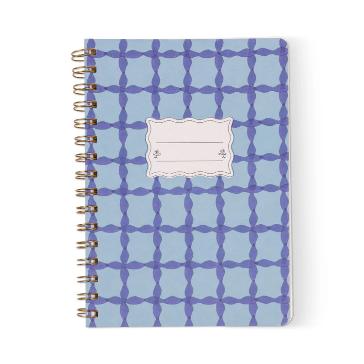 Designwork Collective - Tulip A5 Blue Wire Notebook