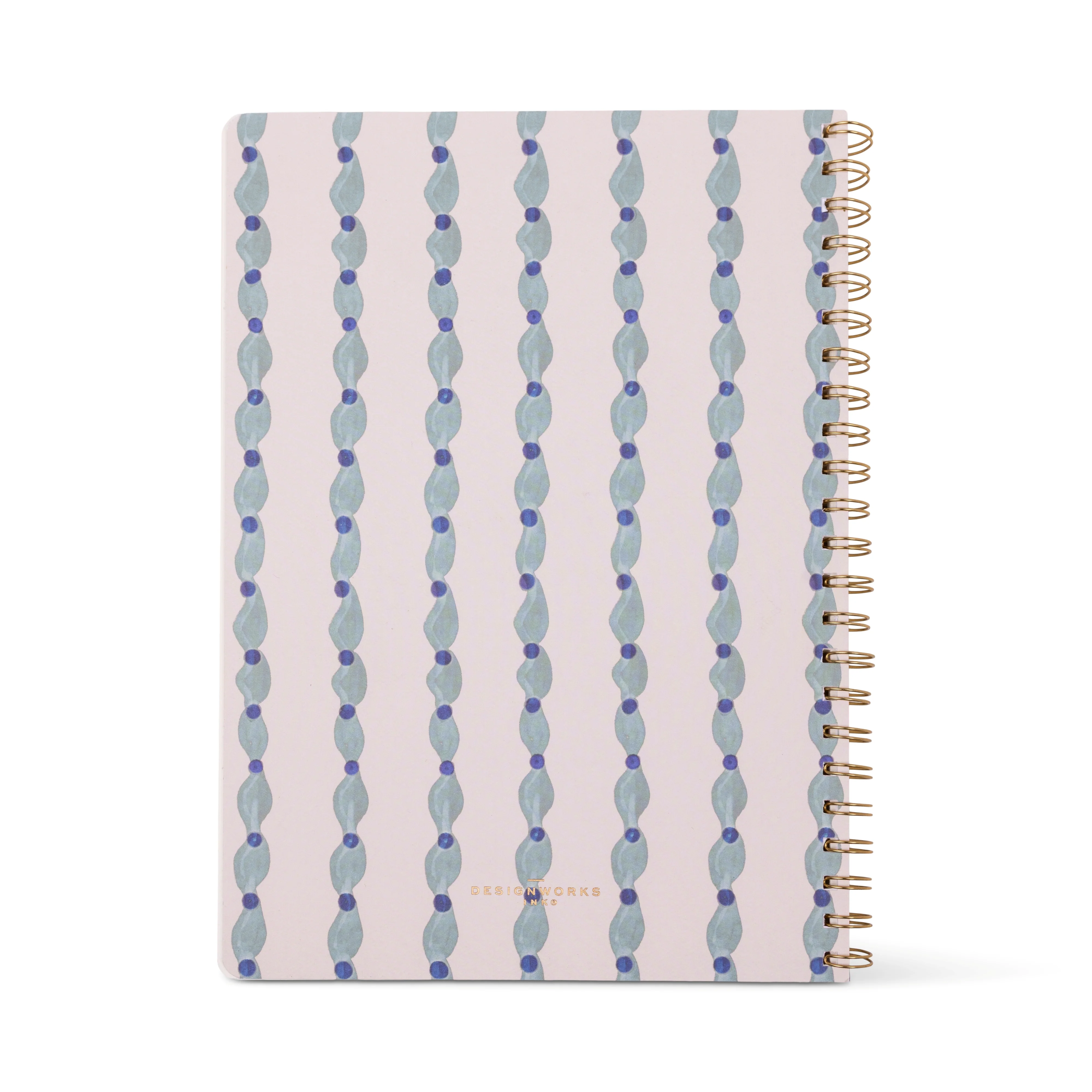 Designwork Collective - Wavy Blue A4 Wire Notebook - Image 5