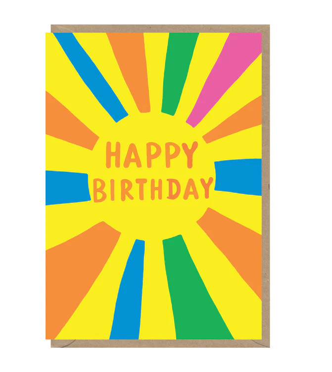 Early Bird - Birthday Colourful Sun