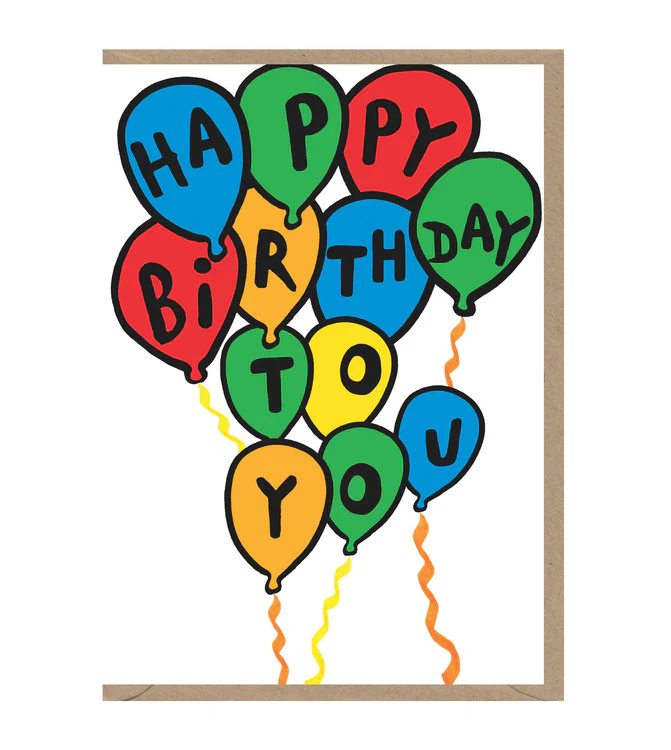 Early Bird - Happy Birthday Balloons
