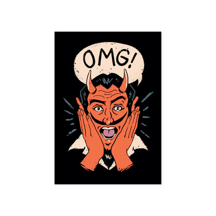 East End Prints - Omg Satan!