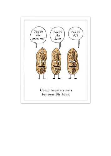 Etched - Complimentary nuts