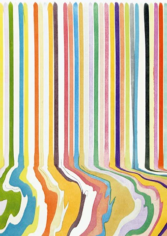 Ian Davenport - Etched Puddle No.3