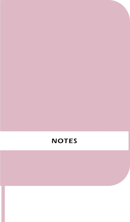 Exley - A5 Baby Pink Notebook