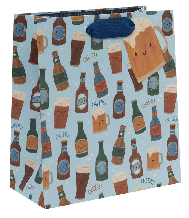 Glick - Beers And Cheers Medium Gift Bag