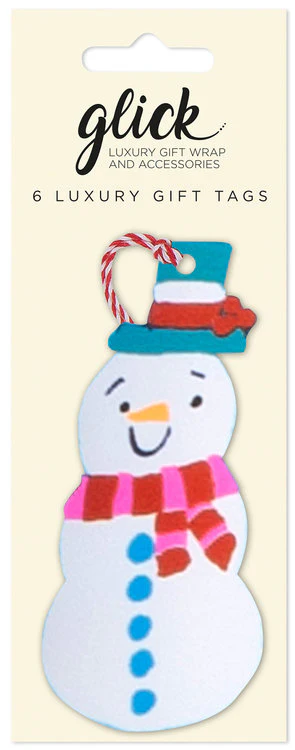 Glick - Jolly Snowmen Tag x6