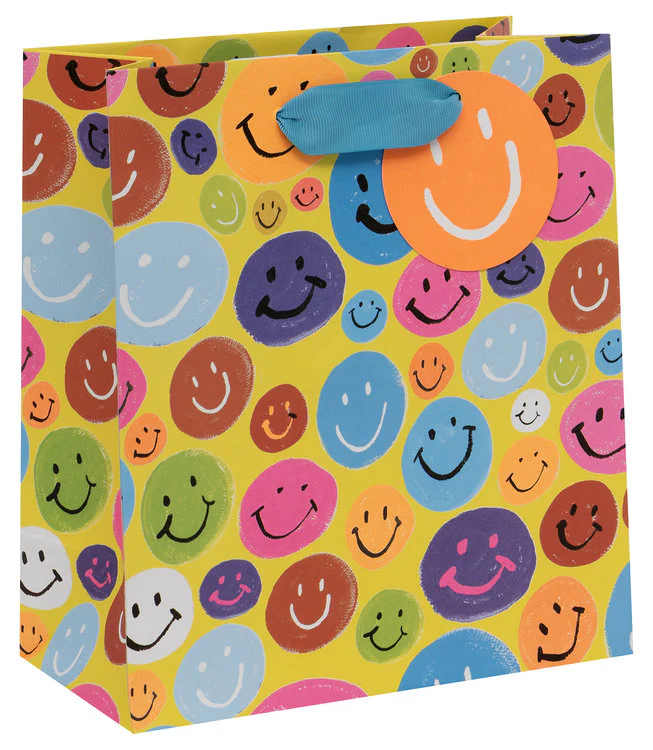 Glick - Smiley Medium Faces Gift Bag