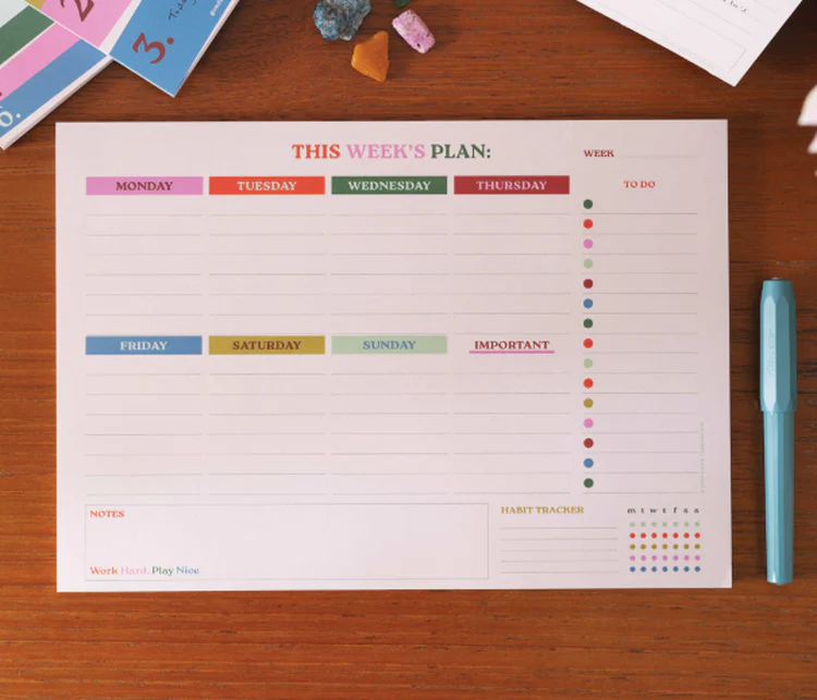 Good Tuesday - A4 Weekly Planner - Work Hard