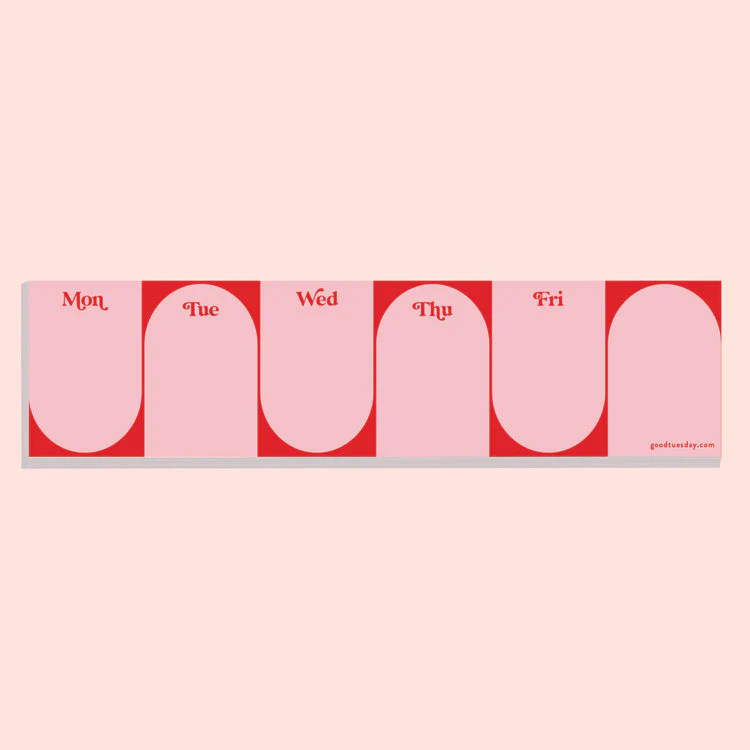 Good Tuesday - Keyboard Pad - Pink and Red