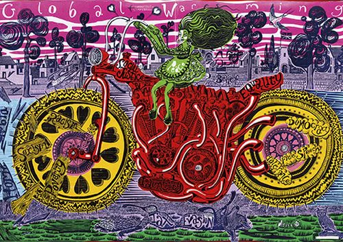 Grayson Perry - Selfie with Political Causes