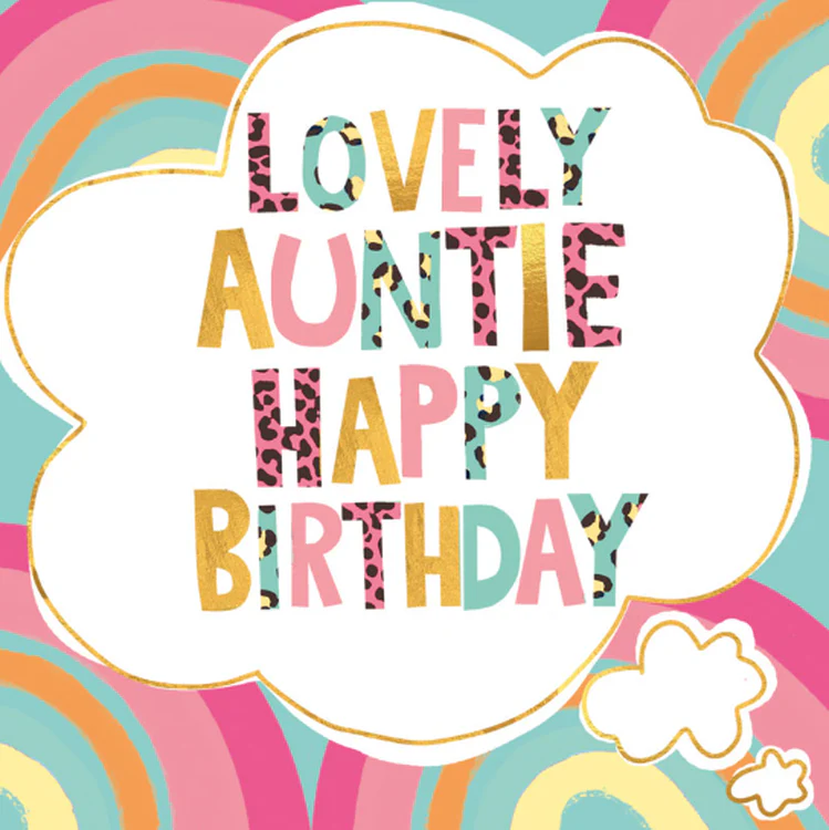 Hammond Gower - Lovely Auntie Happy Birthday