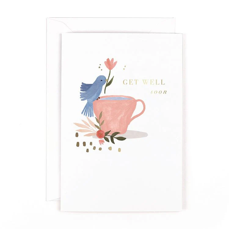 Hotchpotch - Get Well Bird and Tea Cup