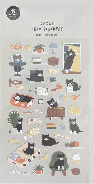 Suatelier - Cats Catch Stickers