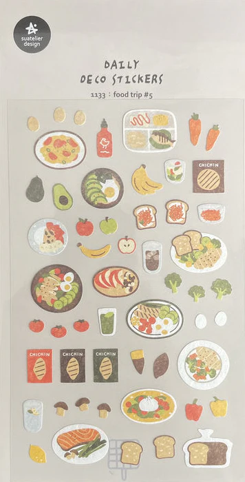 Suatelier - Food Trip 5 Stickers
