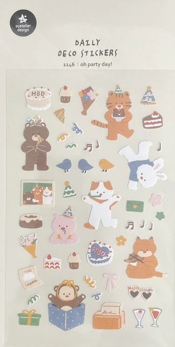 Suatelier - Oh Party Day Stickers