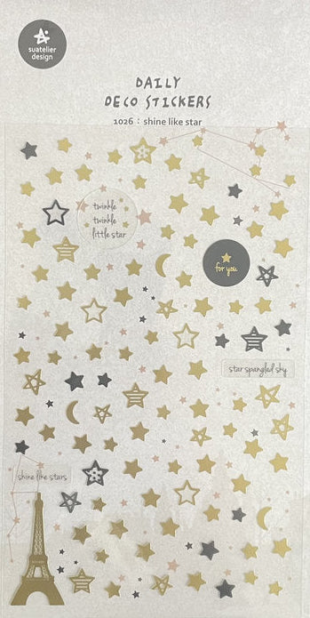 Suatelier - Shine Like Star Stickers
