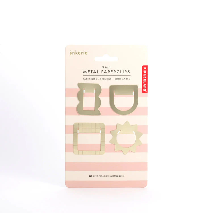 Kikkerland - Brass Bookmarks Set
