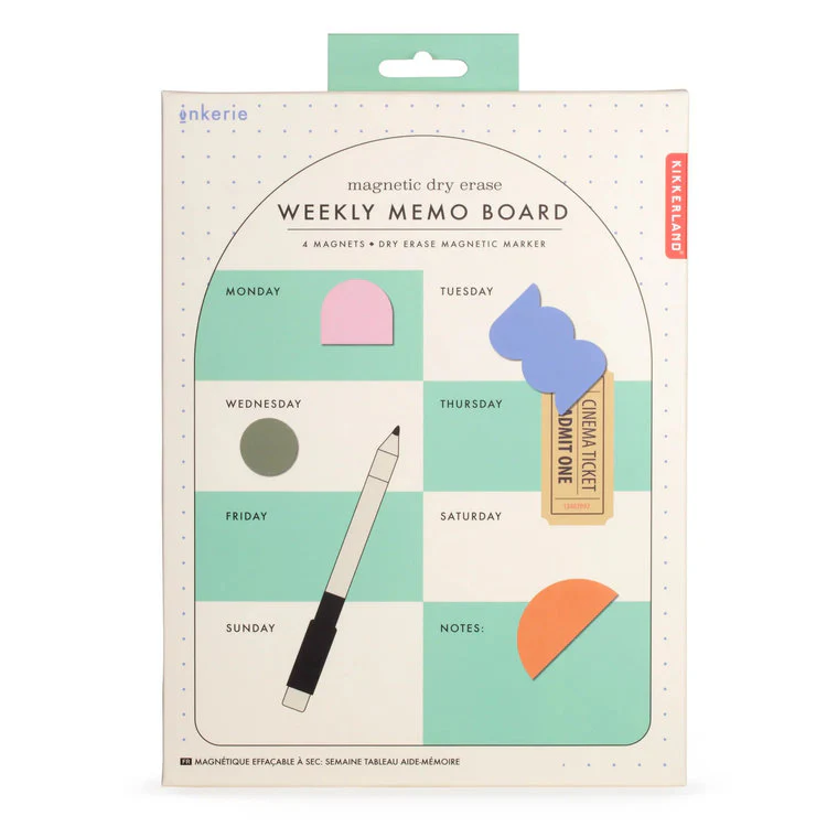 Kikkerland - Magnetic Memo Board Green