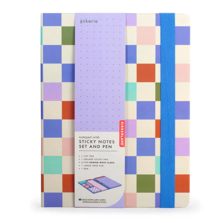 Kikkerland - Notebook And Sticky Note Set