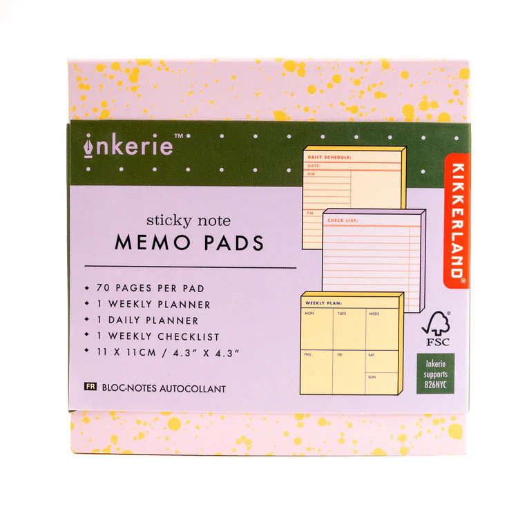 Kikkerland - Sticky Note Set Of 3 - Image 5