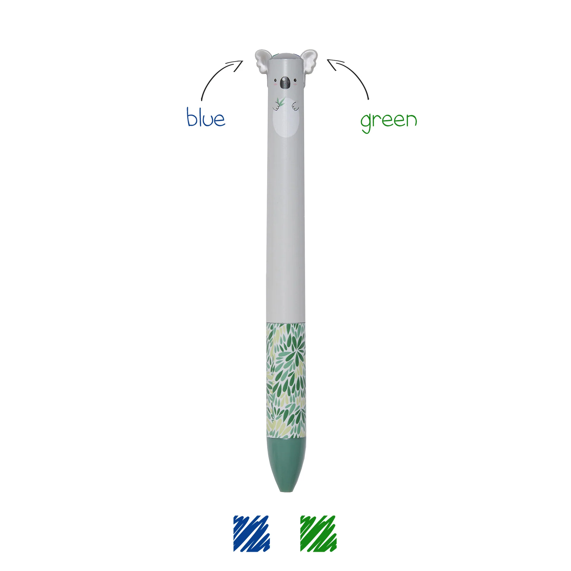 Legami - Legami Click Clack 2 Colour Pen - Koala CLICKKIT19
