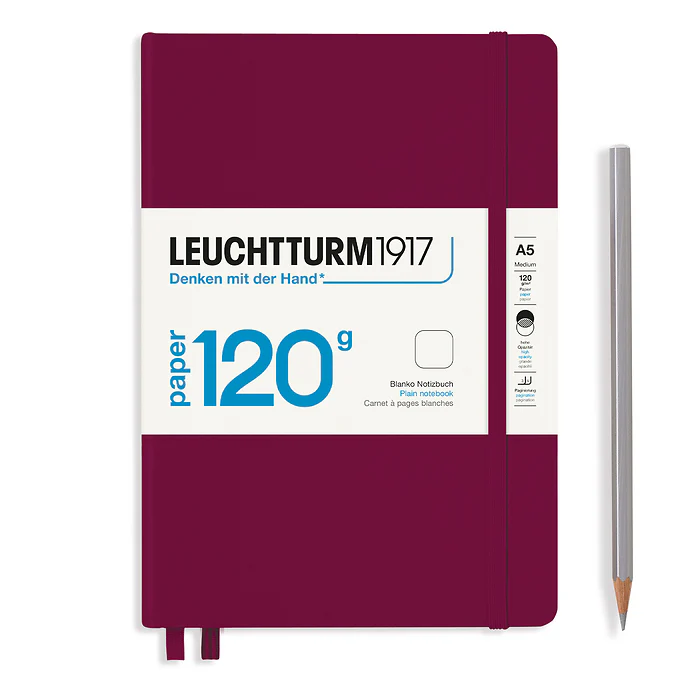 Leuchtturm 1917 - A5 120G Edition Plain - Port Red