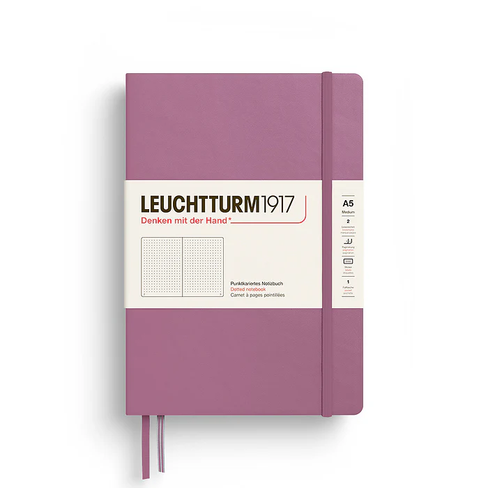 Leuchtturm 1917 - A5 Dotted Notebook - Dusty Rose