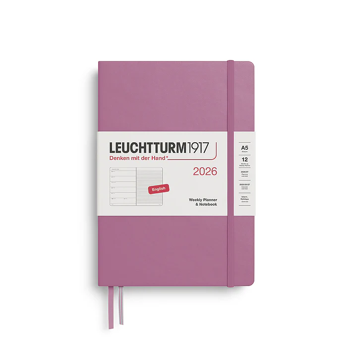 Leuchtturm 1917 - A5 WTV Notebook Dusty Rose 2026